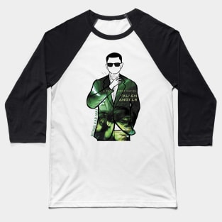 A Portrait of Wong Kar-Wai director of Fallen Angels Baseball T-Shirt